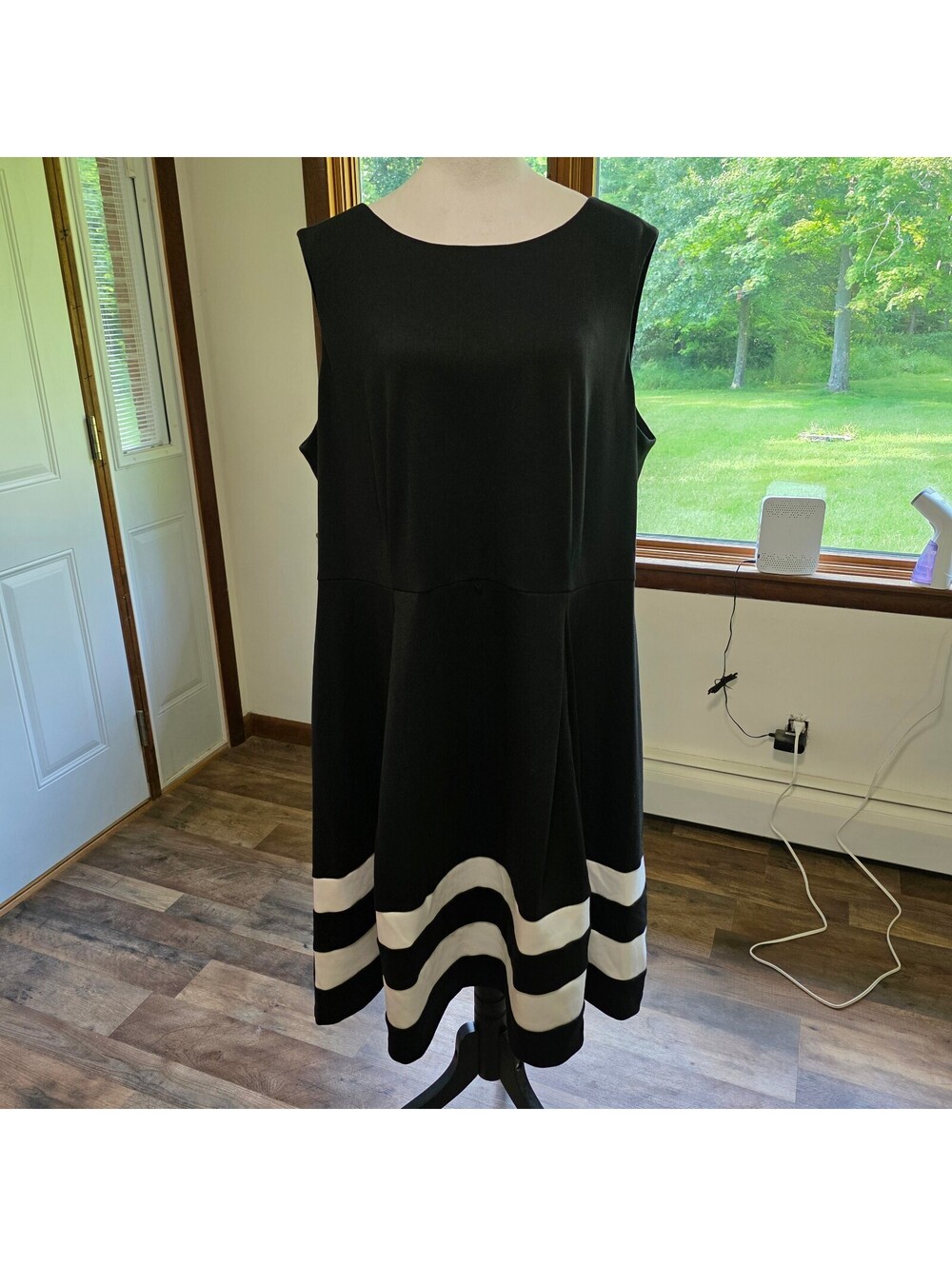 classic Calvin Klein Fit & Flare Sleeveless Dress womens 20